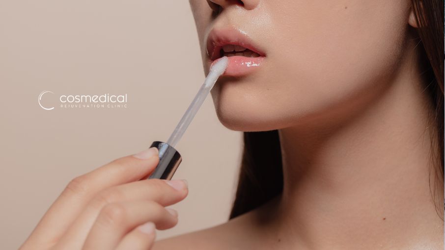 woman with full lips