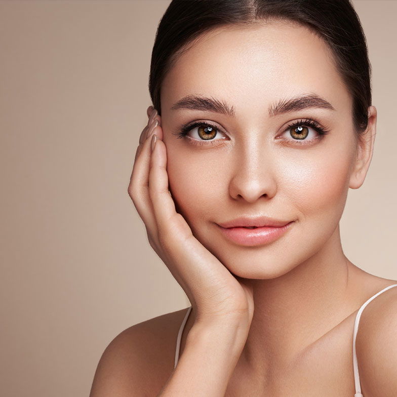 woman with beautiful skin