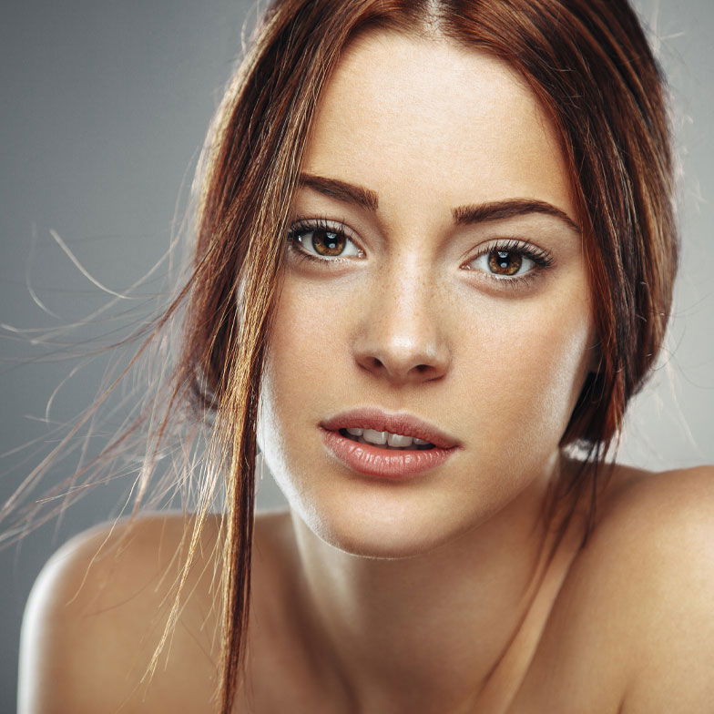 woman with beautiful skin